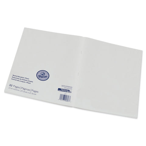 Art Street Beginner Sketch Booklet, Plain, 11 X 8-1/2, 16 Sheets
