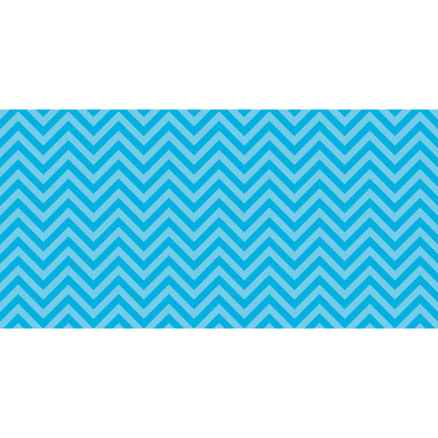 Bulletin Board Art Paper, Chic Chevron-Aqua, 48 X 50', 1 Roll
