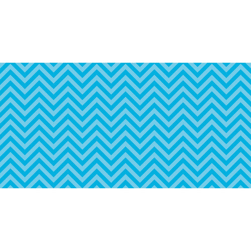Bulletin Board Art Paper, Chic Chevron-Aqua, 48 X 50', 1 Roll