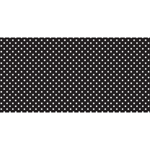 Bulletin Board Art Paper, Classic Dots-Black & White, 48 X 50', 1 Roll