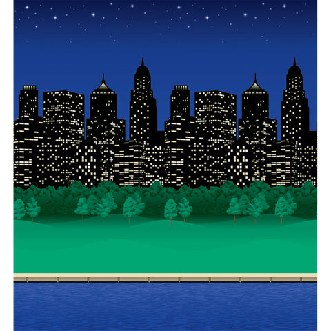Bulletin Board Art Paper, City Lights, 48 X 50', 1 Roll