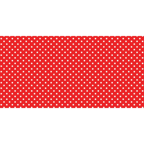 Bulletin Board Art Paper, Classic Dots-Red, 48 X 50', 1 Roll