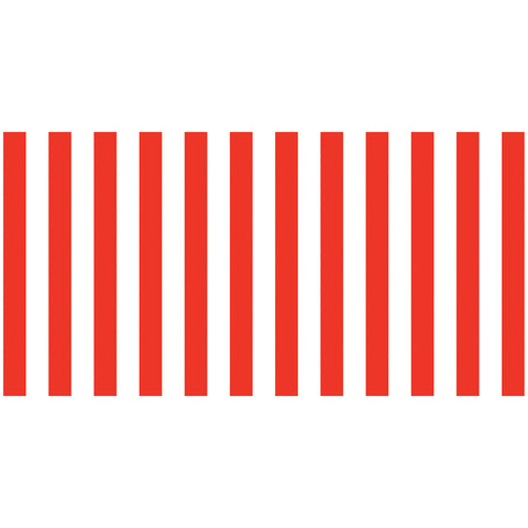 Bulletin Board Art Paper, Classic Stripes - Red & White, 48 X 50', 1 Roll