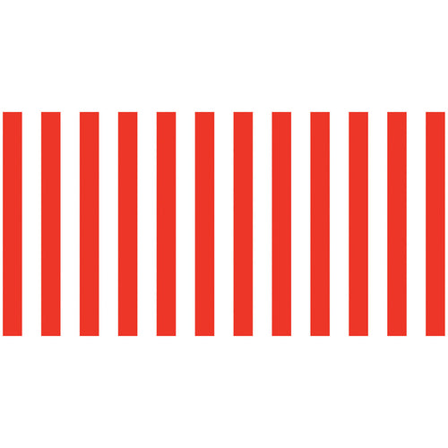 Bulletin Board Art Paper, Classic Stripes - Red & White, 48 X 50', 1 Roll