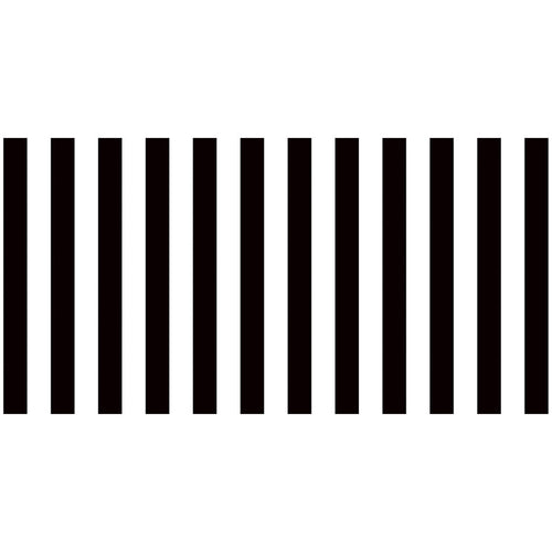 Bulletin Board Art Paper, Classic Stripes - Black & White, 48 X 50', 1 Roll