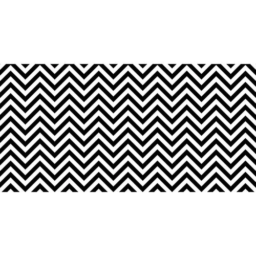 Bulletin Board Art Paper, Chic Chevron-Black & White, 48 X 50', 1 Roll