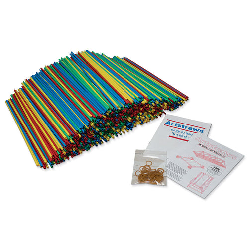 Colored Artstraw, 6Mm Diameter, 15.5 Length, Pack Of 900