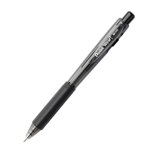 Wow!„¢ Retractable Ball Point Pen, Black