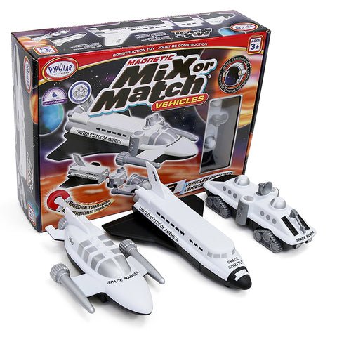 Magnetic Mix Or Match Vehicles, Space