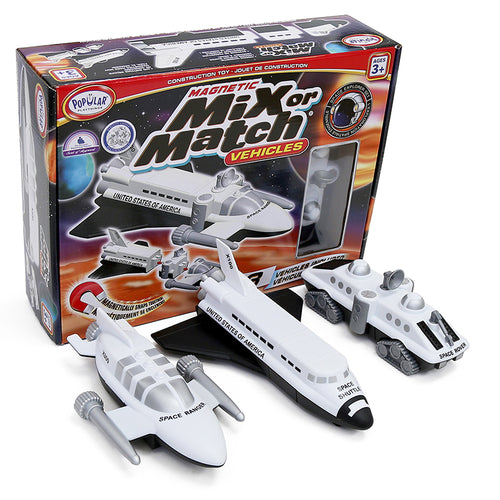 Magnetic Mix Or Match Vehicles, Space