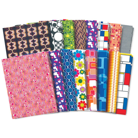 Roylco Retro Pop-Paper, 8-1/2 X 11, 32 Shts