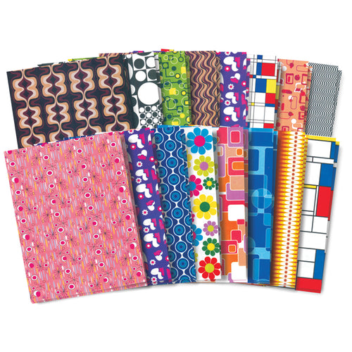 Roylco Retro Pop-Paper, 8-1/2 X 11, 32 Shts