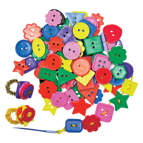 Roylco Super Value Bright Buttons„¢, 2 Lbs.