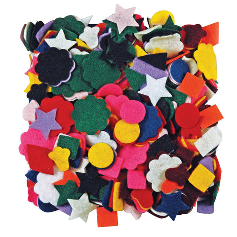 Roylco Felt Shapes, 500/Pack
