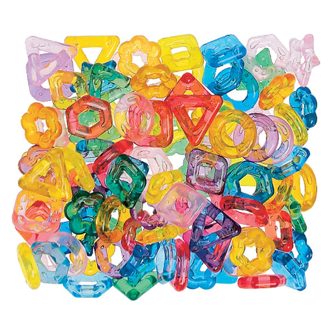 Roylco Fancy Stringing Rings, 5/8 Size, 1/4 Lb.
