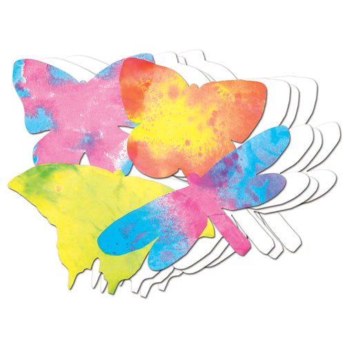 Roylco Color Diffusing Paper Butterflies, 48/Pkg