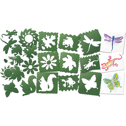 Roylco Nature Stencils, Pack Of 10
