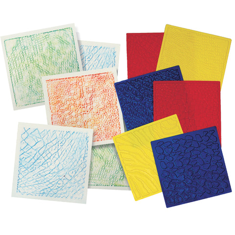 Roylco Rubbing Plates, Animal Skins, 6/Pkg