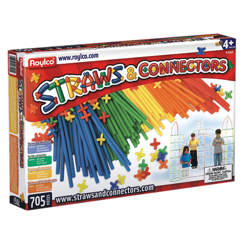 Roylco Straws & Connectors Set, 705 Pieces