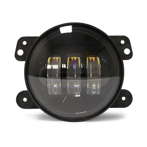 Jeep JK 4 Inch LED 30W Replacement Fog Lights 07-18 Wrangler JK DV8 Offroad