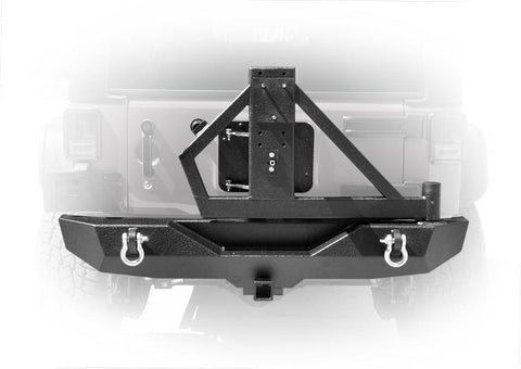 Single Action Rear Bumper and Tire Carrier w/Bearing DV8 Offroad
