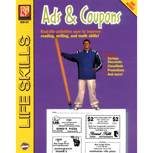 Practical Practice Reading Book Series: Ads & Coupons