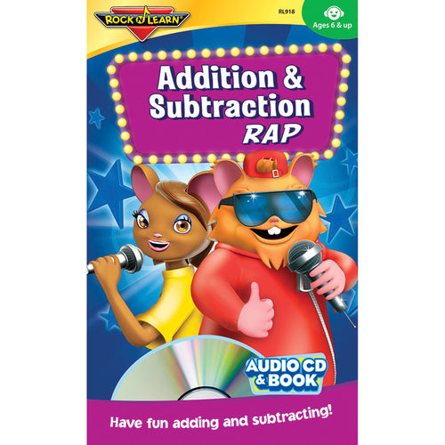 Addition & Subtraction Rap Audio Cd & Book