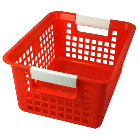 Book Basket, Red
