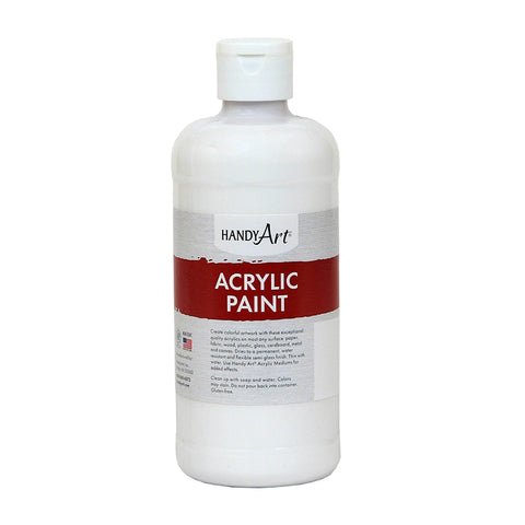 Acrylic Paint 16 Oz, Titan White