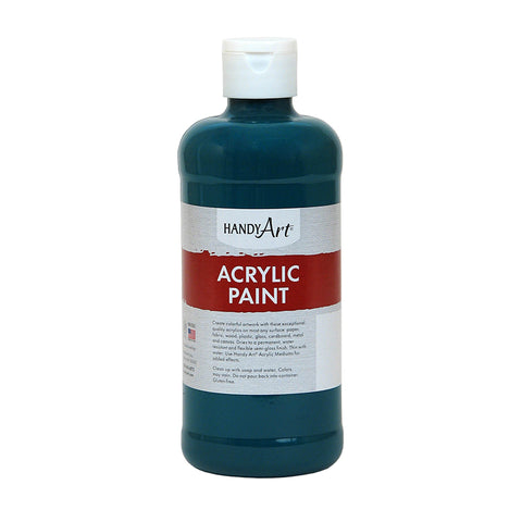 Acrylic Paint 16 Oz, Phthalo Green