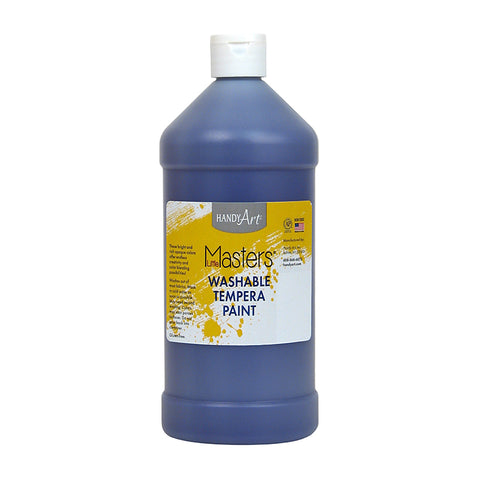 Little Masters Washable Tempera Paint, Violet, 32 Oz.