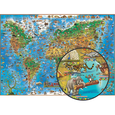 Childrens Animals Of The World, 54 X 38