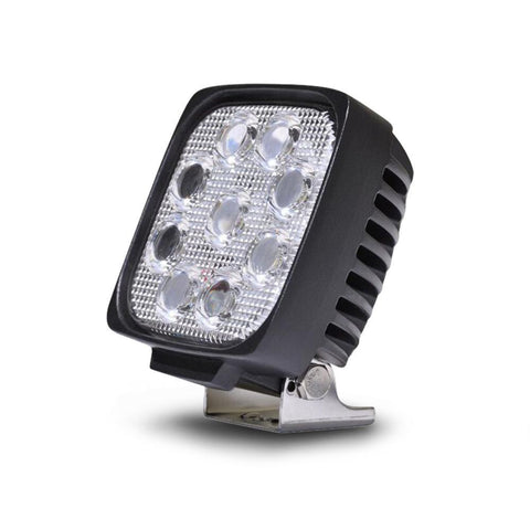 5 Inch Square Off road Light 27W Spot 3W LED Black DV8 Offroad
