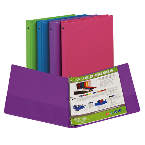 Fashion Color Binder, 1/2 Capacity