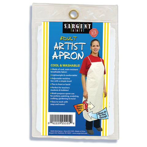 Sargent Art Breathable Art Apron, Adult Size