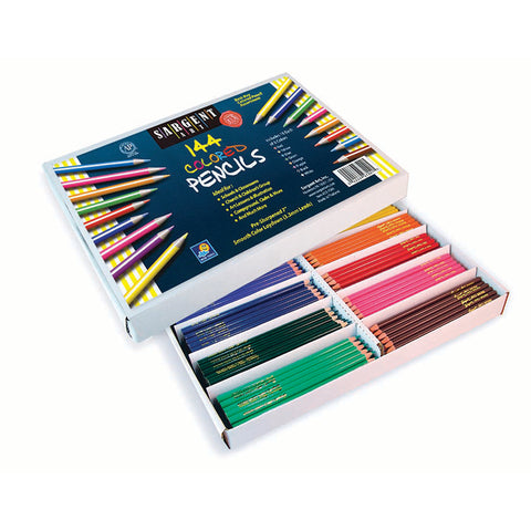 Colored Pencil Assortment, 8 Colors, 144 Count