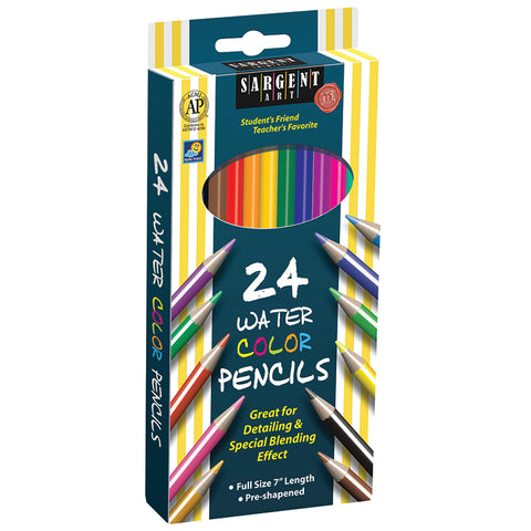Sargent Art Watercolor Pencils, 24 Colors