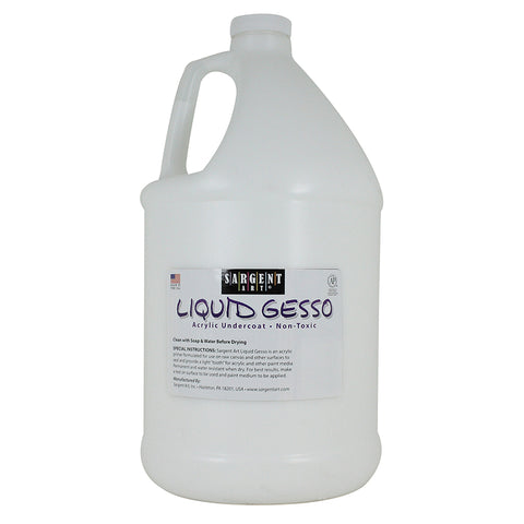 Extra Thick Liquid Gesso Acrylic Undercoat, 1 Gal.