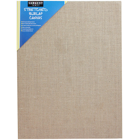 Sargent Art Stretched Canvas, Burlap, 16 X 20