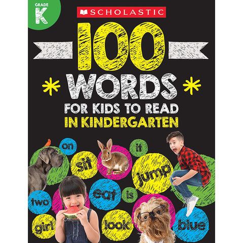 100 Words For Kids To Read In Kindergarten