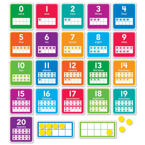 0“20 Numbers Set Bulletin Board