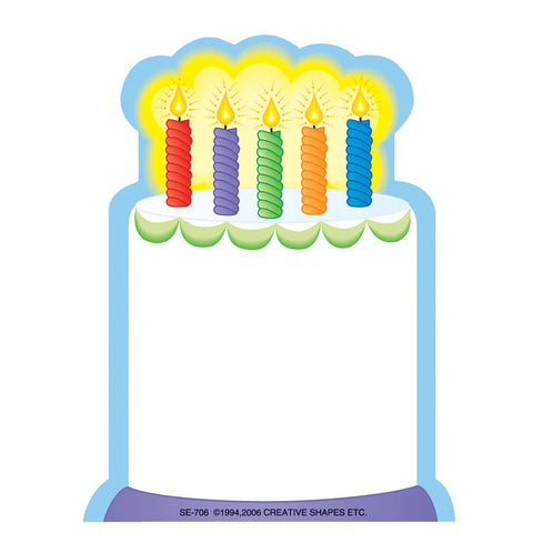 White Cake Mini Notepad, 3" X 3", 35 Sheets