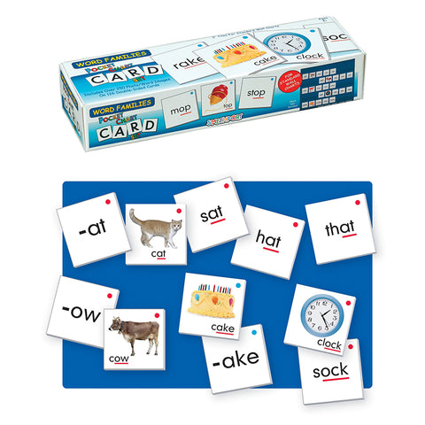 Word Families Pocket Chart Card Set