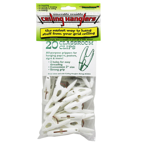 Classroom Hanglers Clips, Pack Of 20