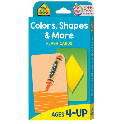 Colors, Shapes & More Flash Cards