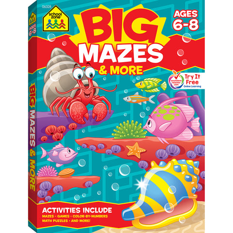 Big Mazes &amp; More! Workbook