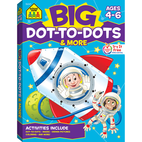Big Dot-To-Dots & More Workbook