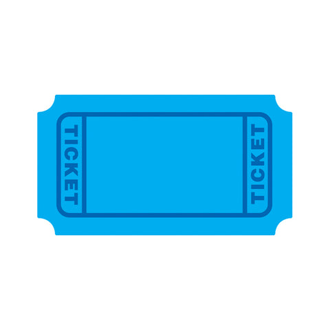 Blue Tickets Mini Accents, 72 Ct