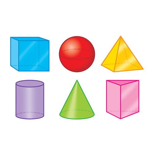 3-D Shapes Classic Accents Variety Pack, 36 Ct