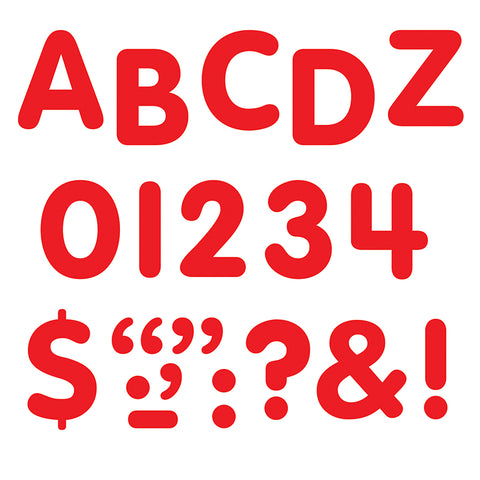 Red 1 Stick-Eze Stick-On Letters